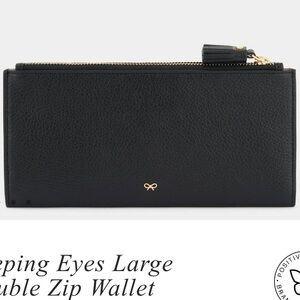 Anya Hindmarch peeping eyes double wallet